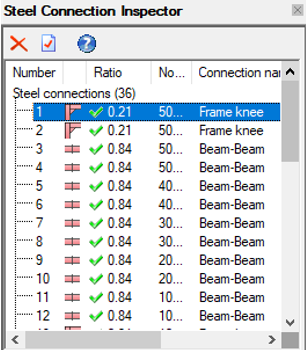 Autodesk Robot steel connection inspector