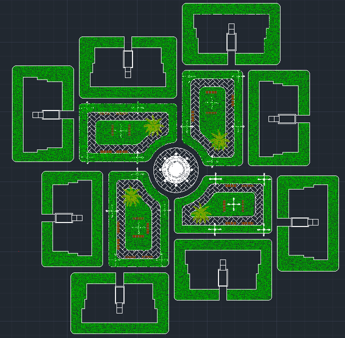Within-block landscape and access design.
