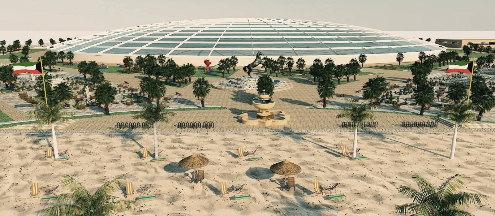 Civil 3D public site and landscape masterplan preview