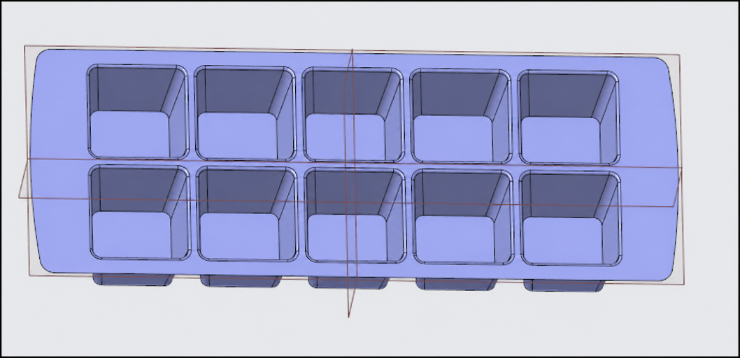 Ice tray Creo model preview
