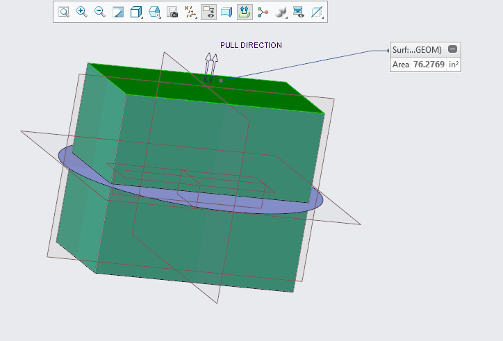 Projected surface for clamp force