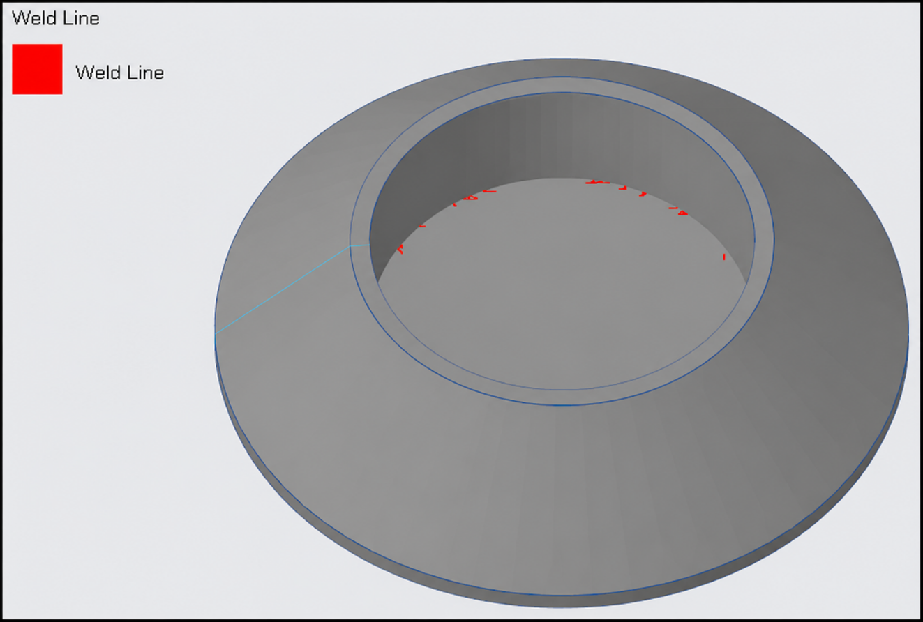 Weld line analysis with STAREX MP-0660