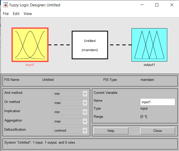 Fuzzy Inference Setup