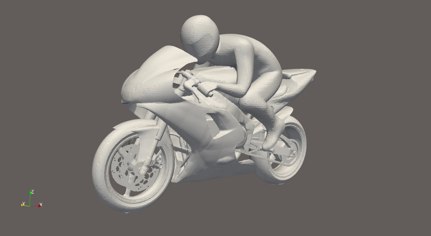 OpenFOAM geometry and mesh preview