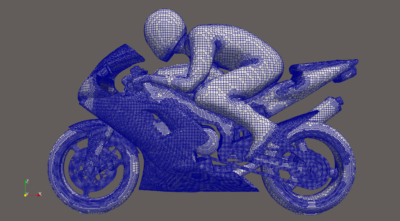 Side surface mesh inspection