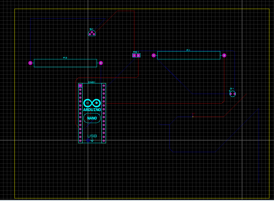PCB routing layout