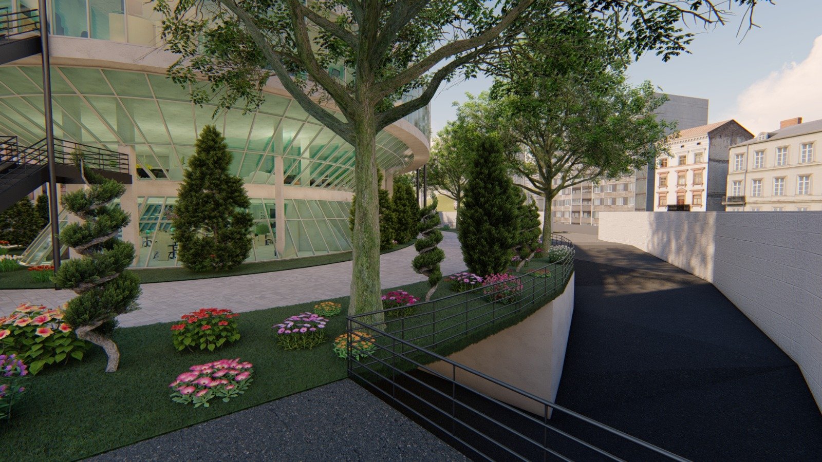 Garden ramp overview