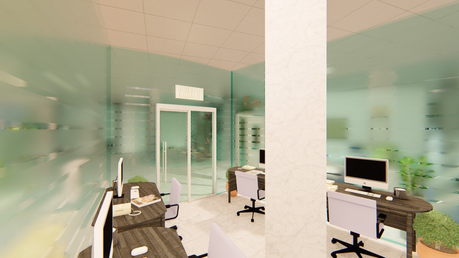 Revit interior rendered view 10