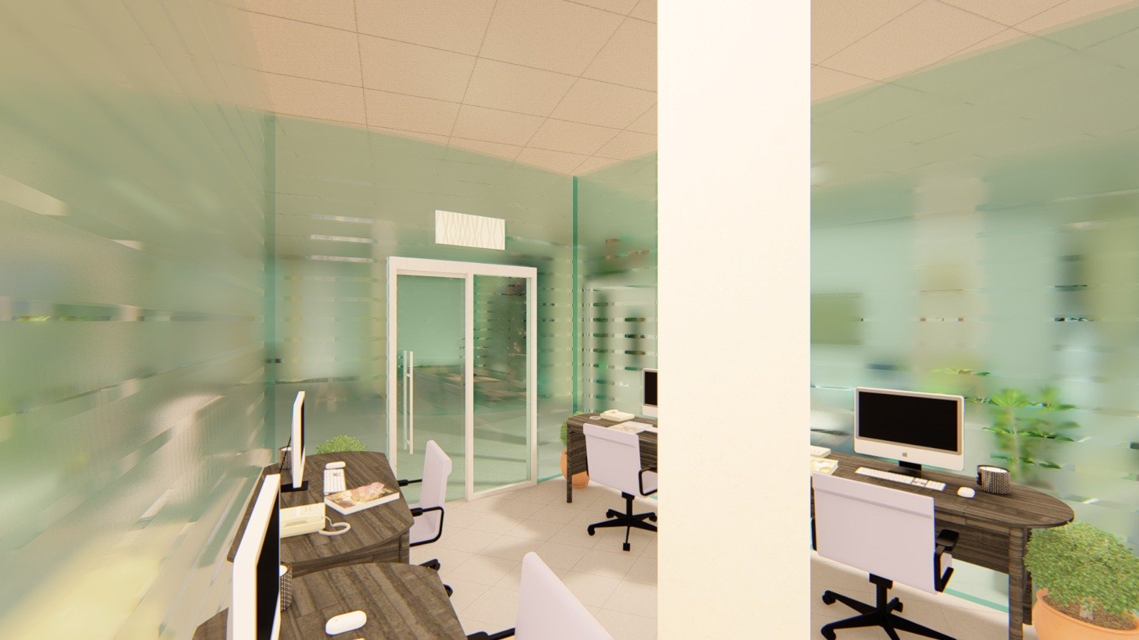Revit interior rendered view 12