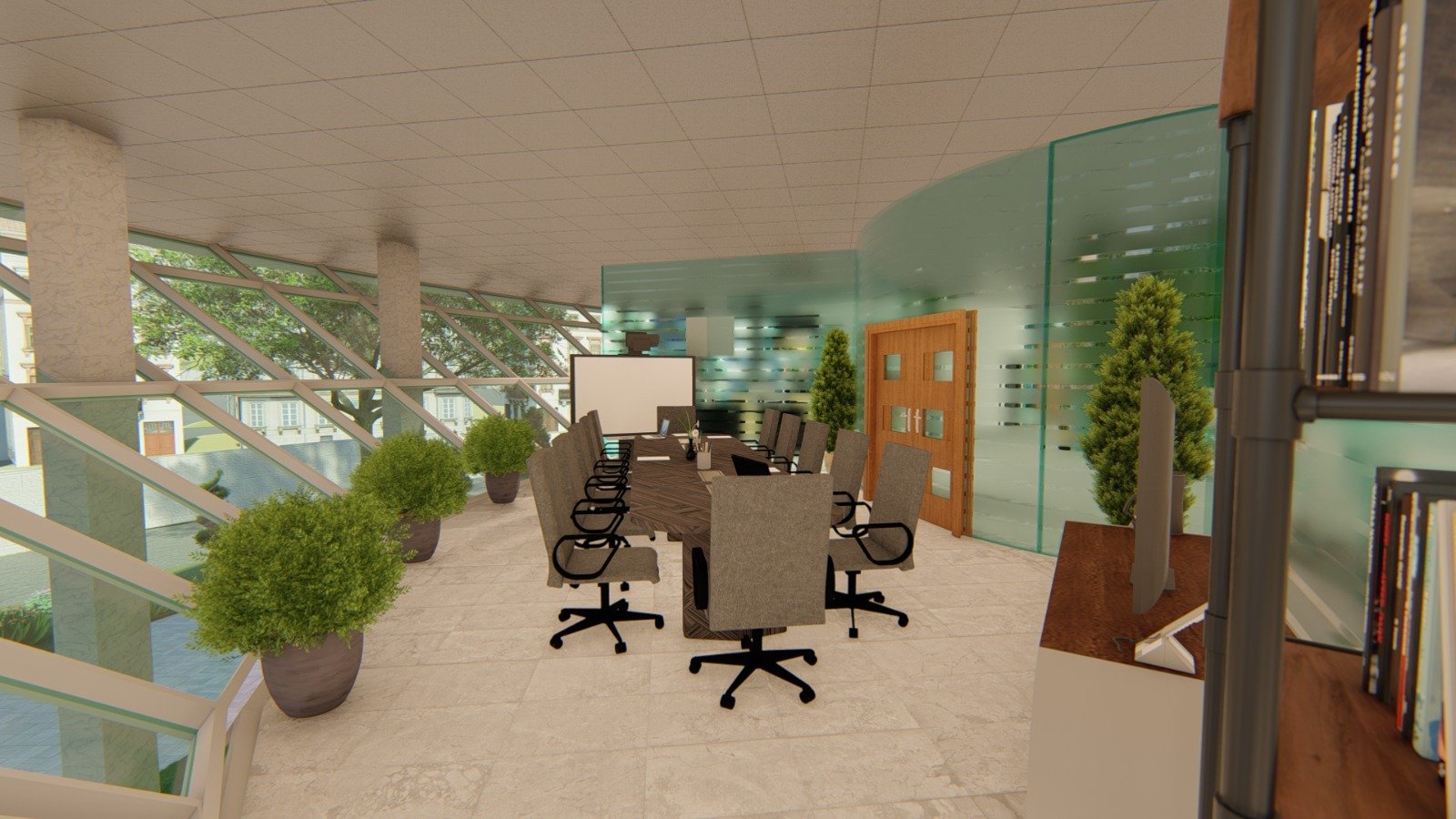 Revit interior rendered view 16