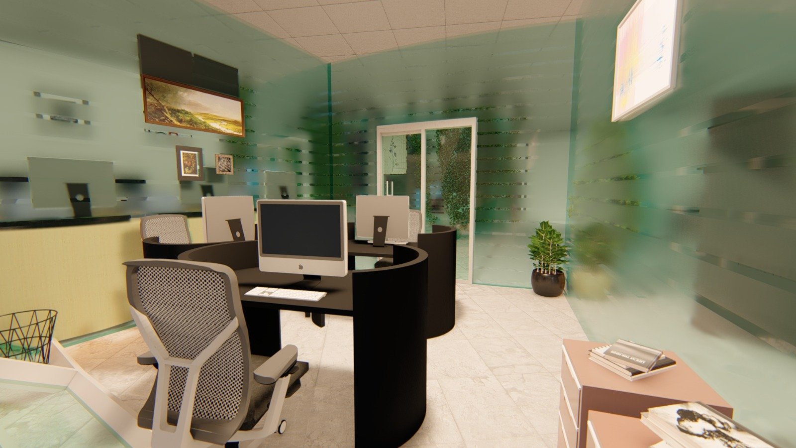 Revit interior rendered view 17