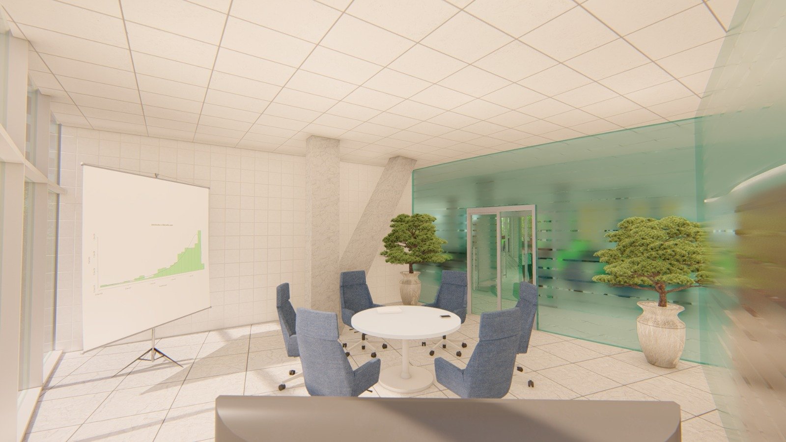 Revit interior rendered view 23