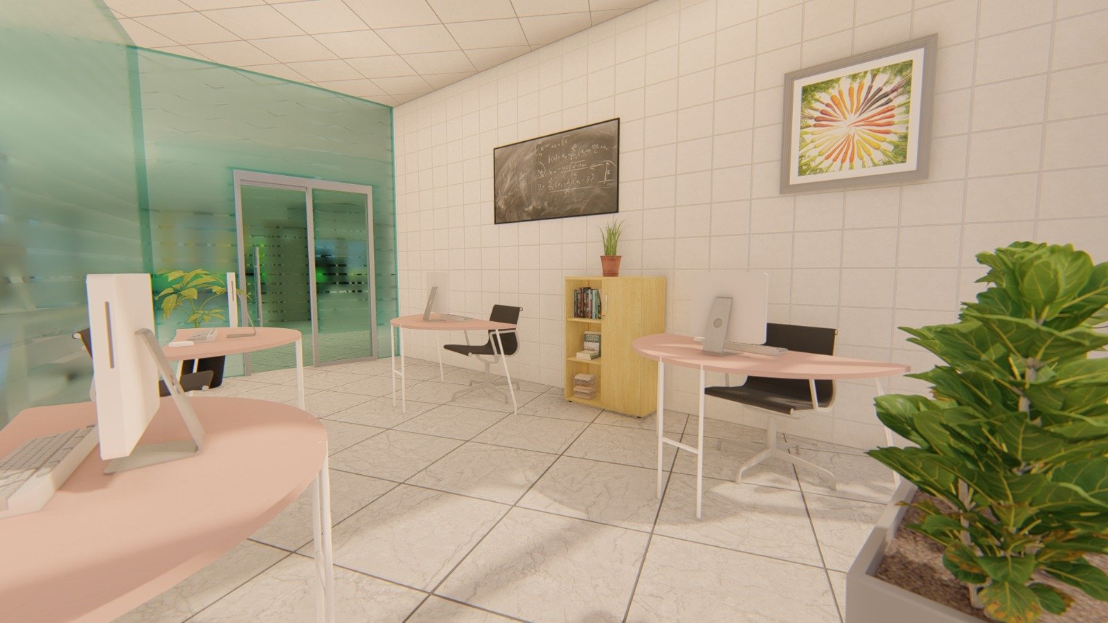 Revit interior rendered view 25