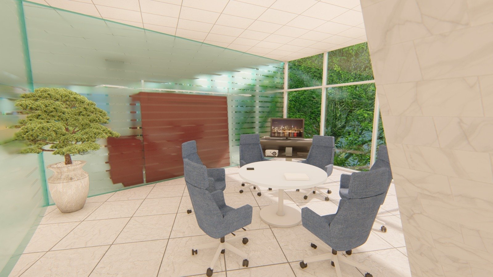 Revit interior rendered view 27