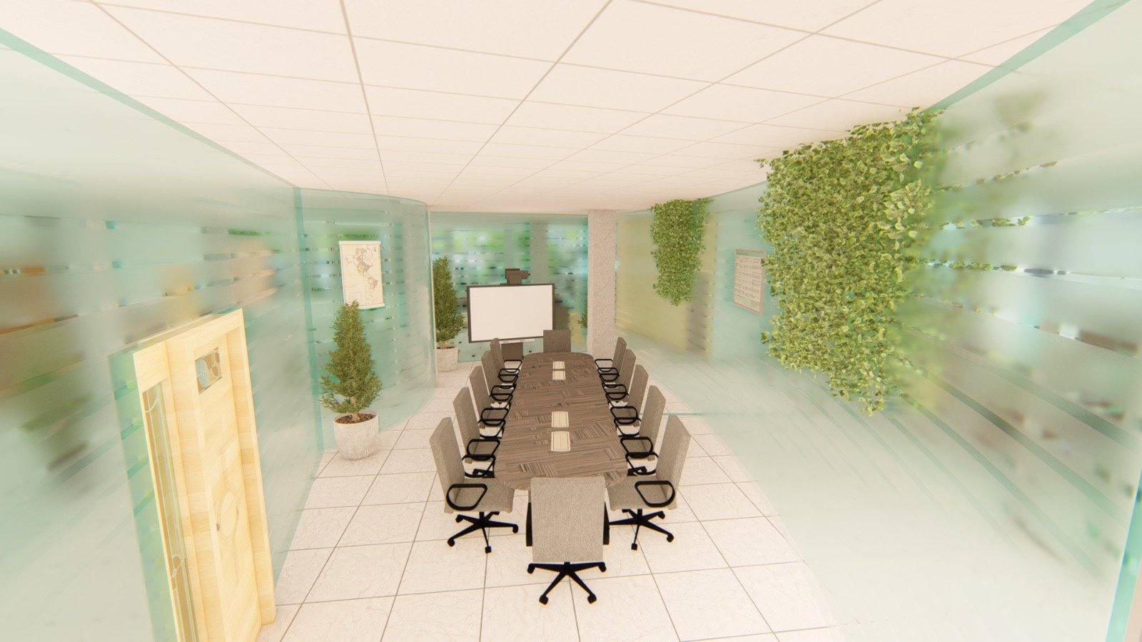 Revit interior rendered view 31
