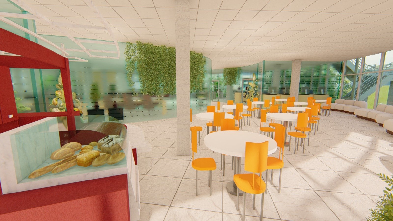 Revit interior rendered view 32