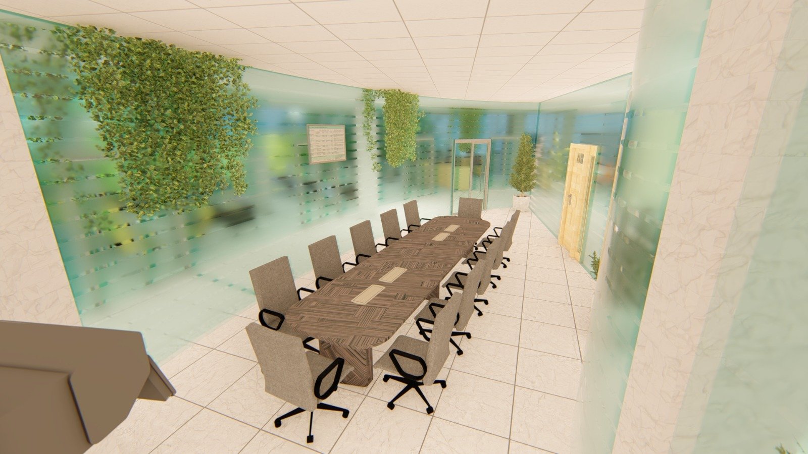 Revit interior rendered view 33