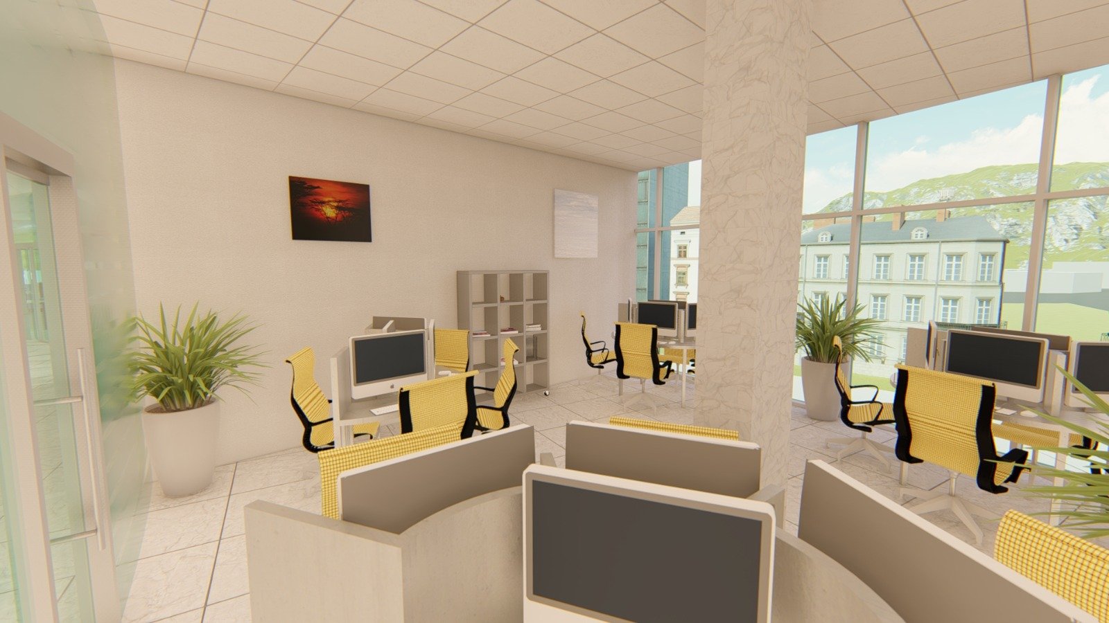 Revit interior rendered view 35