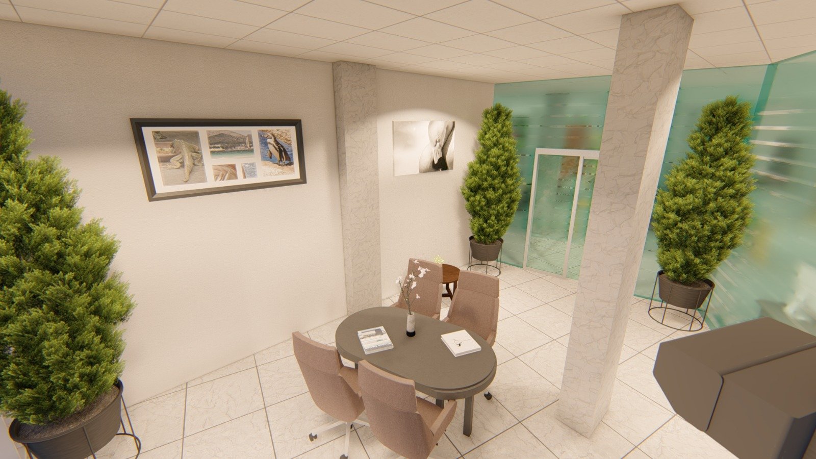 Revit interior rendered view 36
