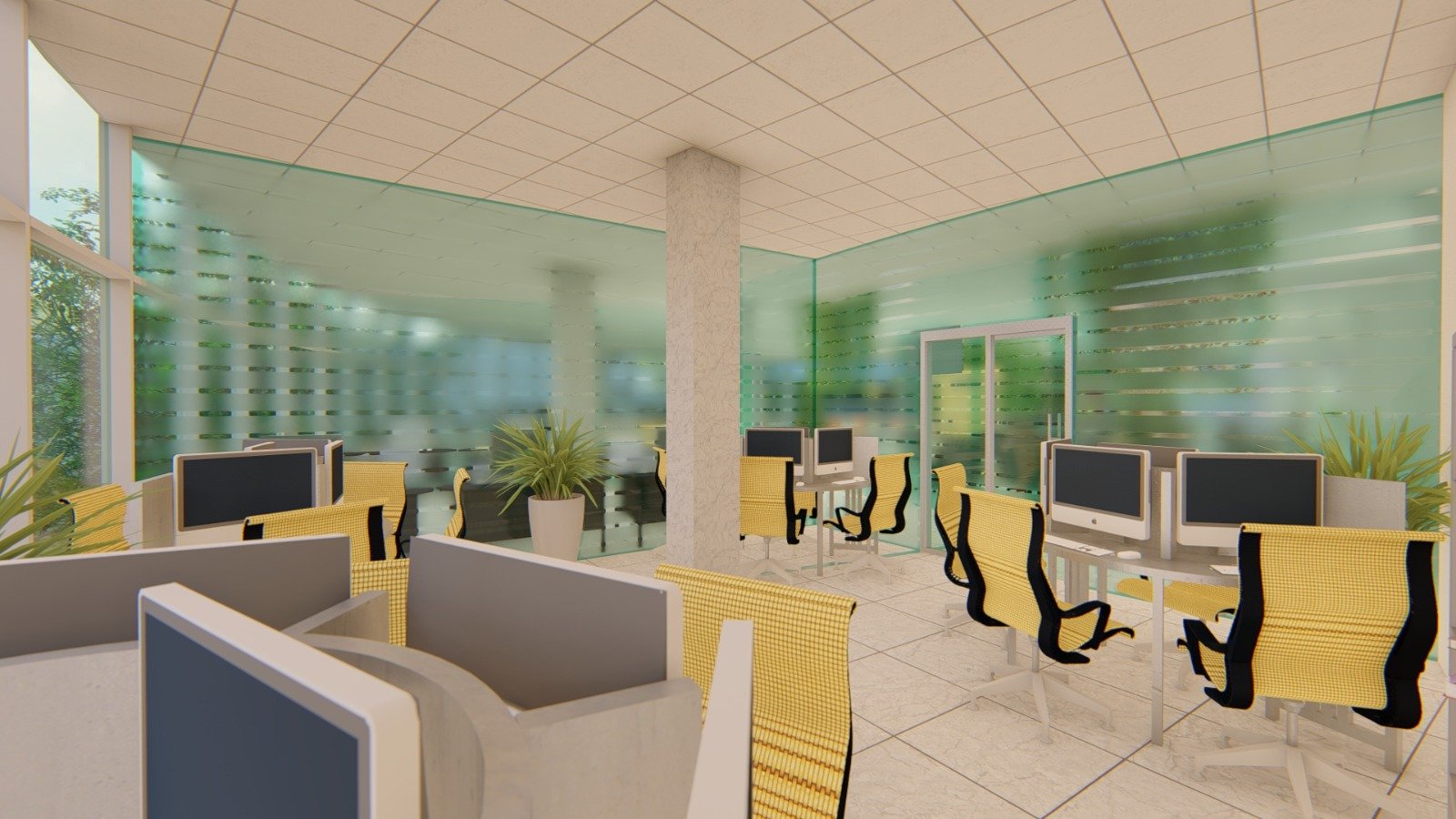 Revit interior rendered view 37