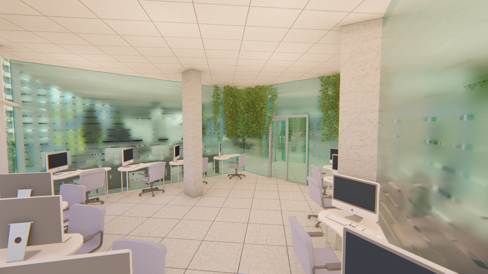 Revit interior rendered view 38