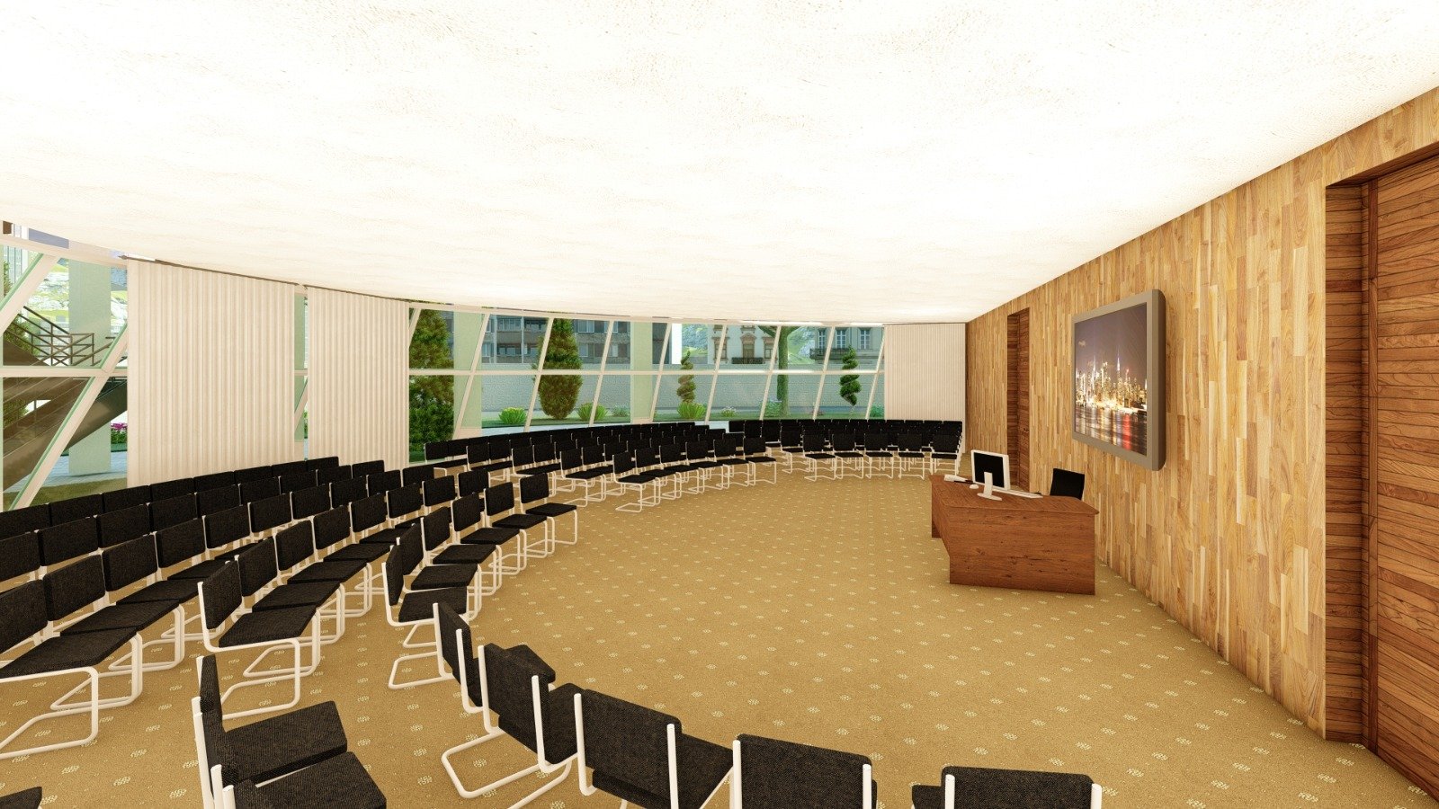 Revit interior rendered view 42