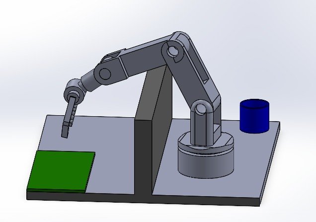 Custom robotic arm CAD model