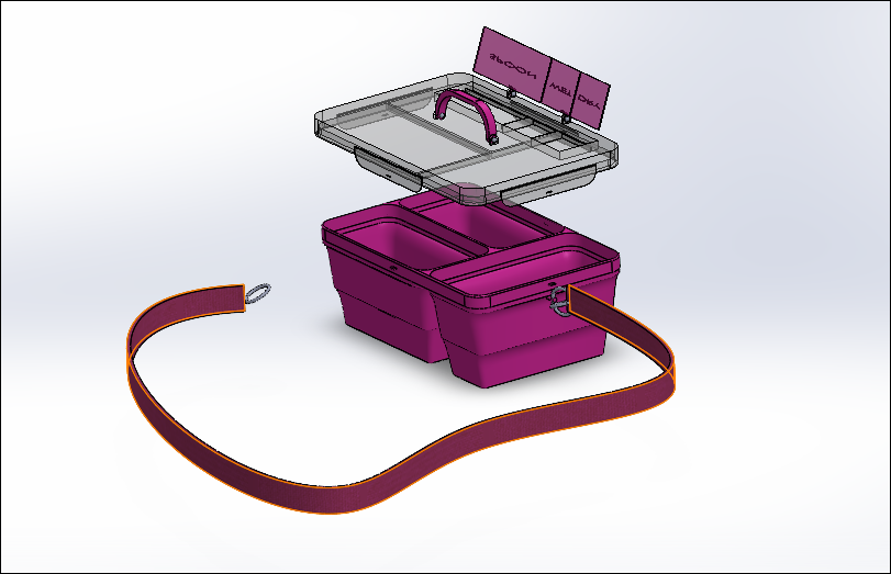 SolidWorks lunchbox assembly