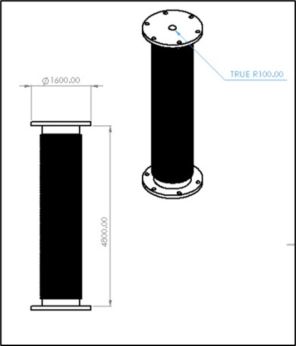 Winch drum drawing